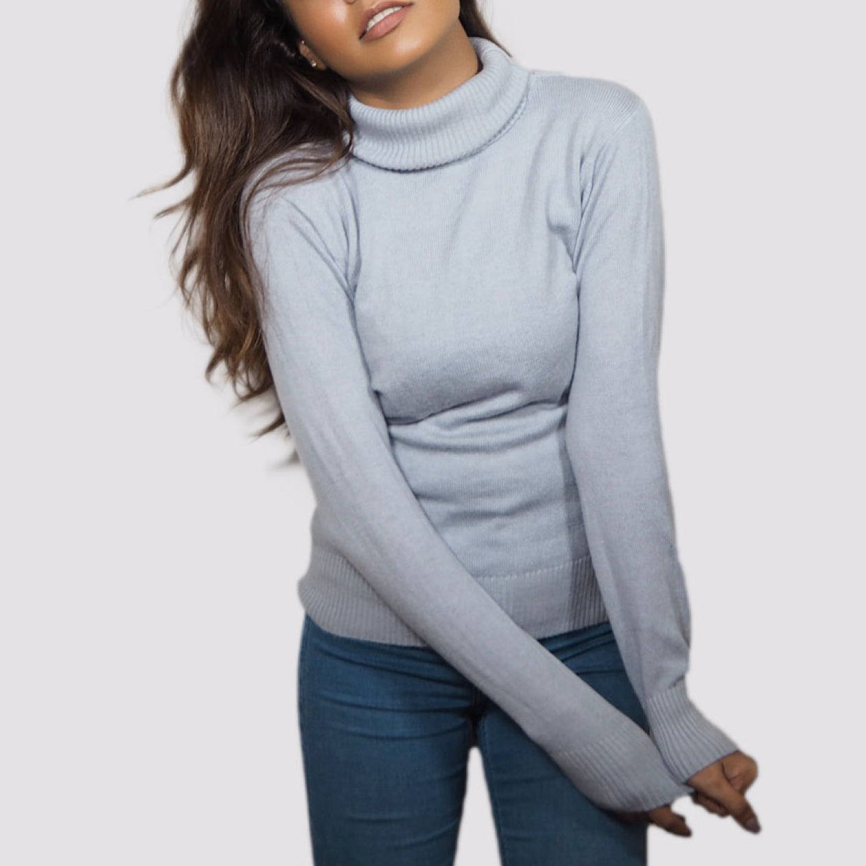 Cashmere Jumper in Ash Grey