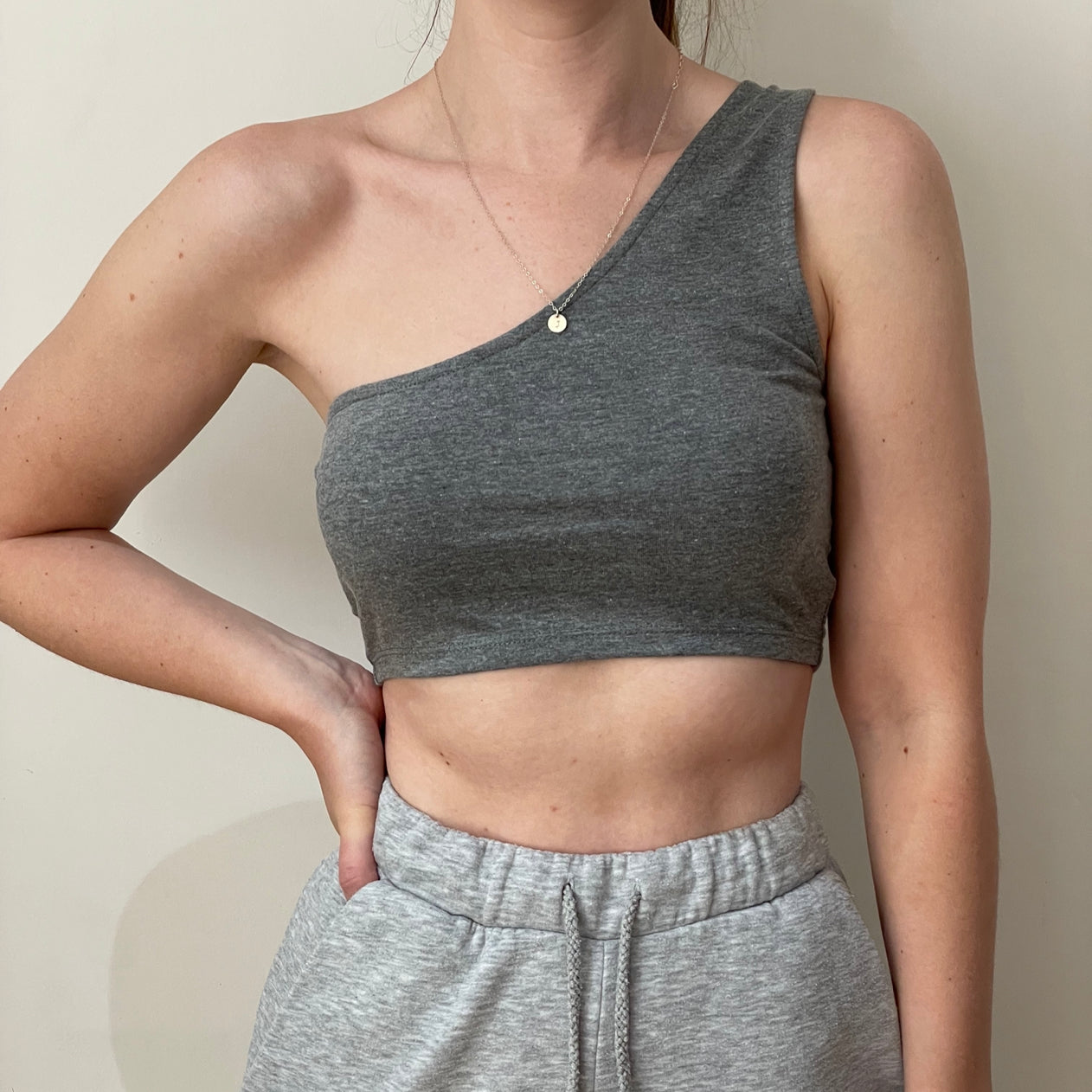 Single Strap Crop Tank